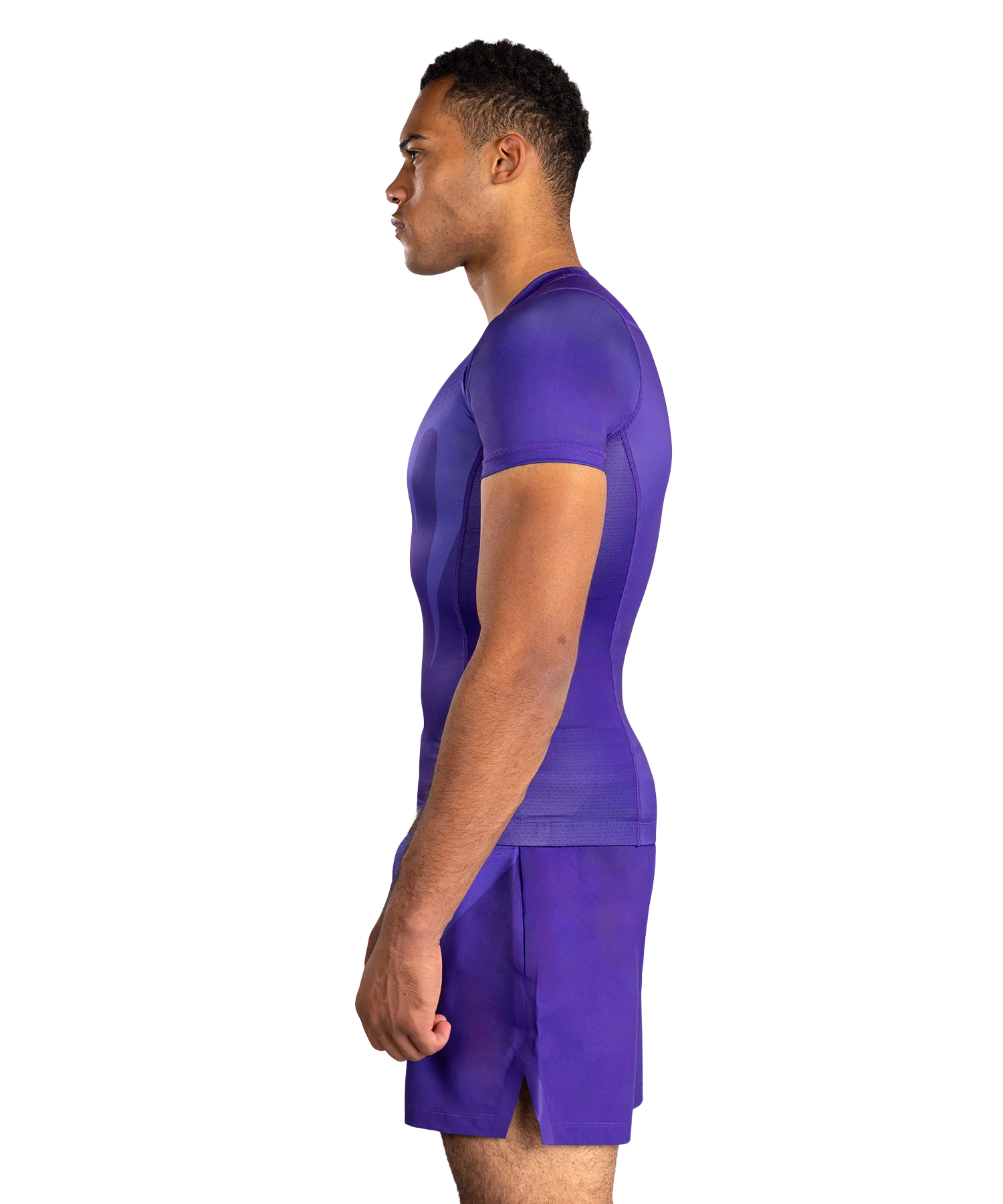 Venum Rashguard No Gi Short Sleeve Paars - Image 4