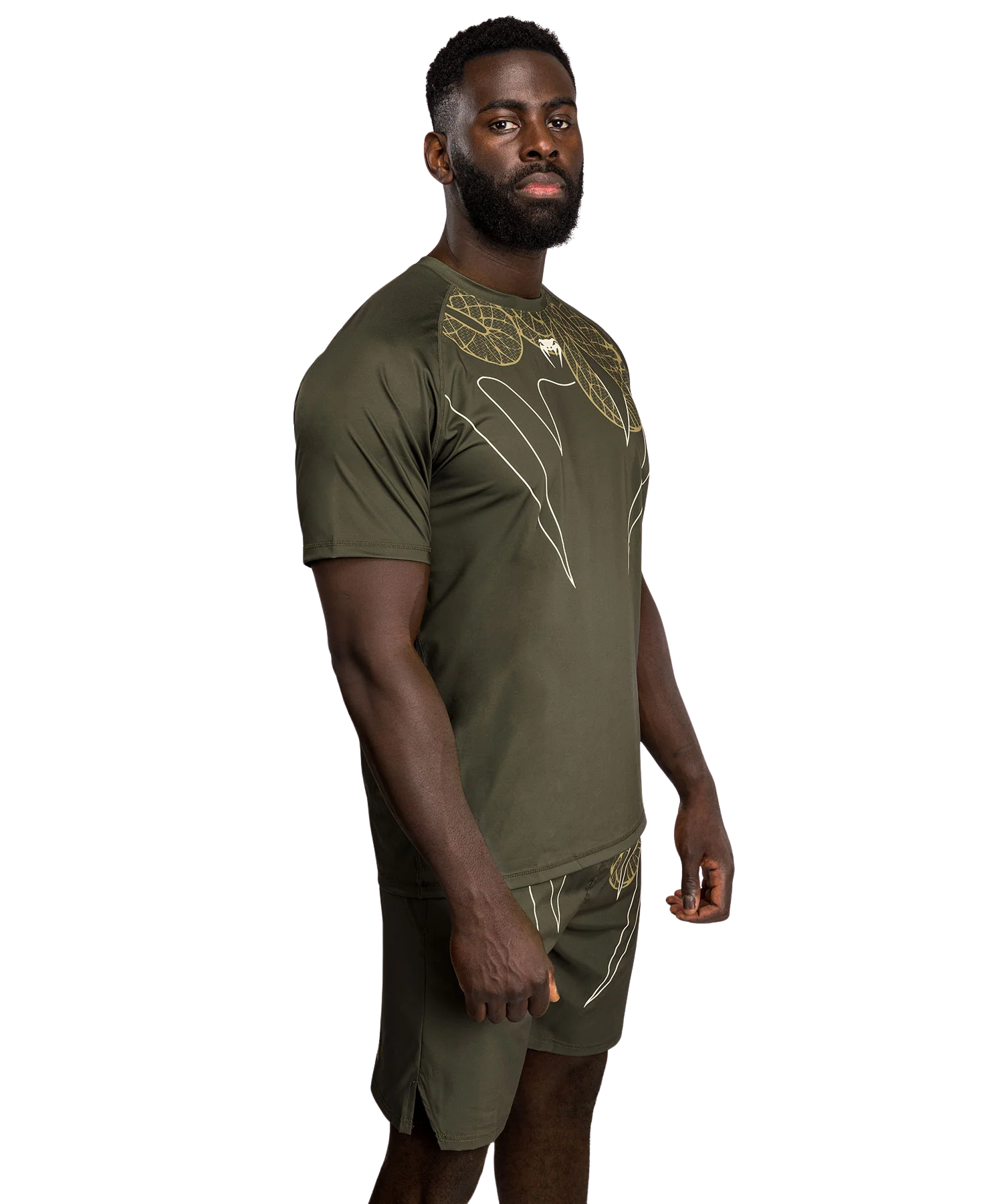 Venum Dry Tech T-shirt Serpenti Khaki/Brons/Ivoor - Image 4