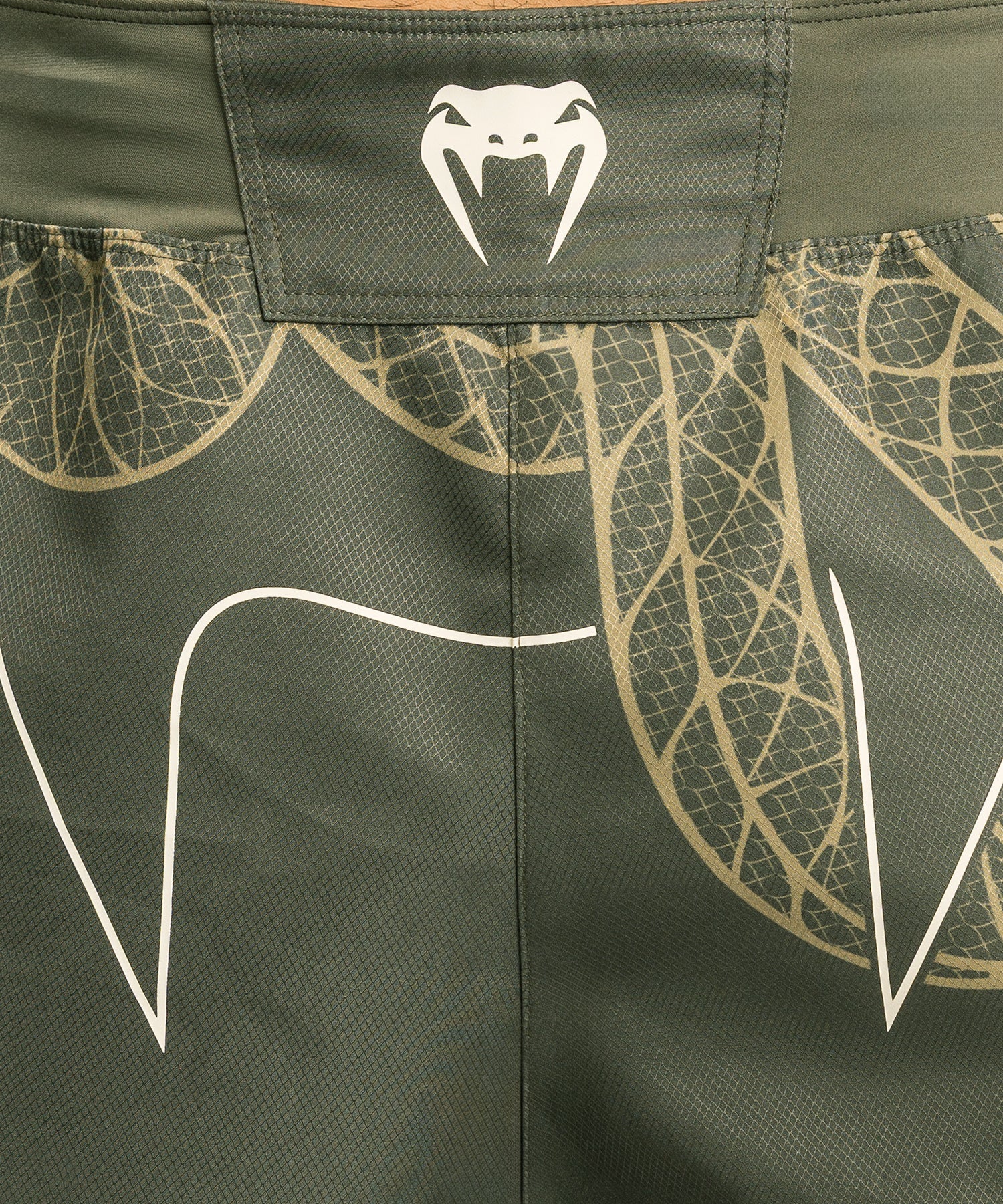 Venum Fightshort Serpenti Khaki/Brons/Ivoor - Image 7