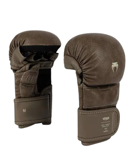 Venum MMA Handschoenen Sparring Impact Evo Scales Bruin