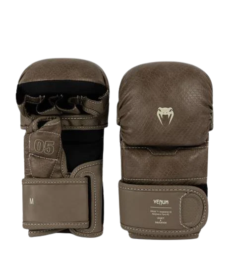 Venum MMA Handschoenen Sparring Impact Evo Scales Bruin - Image 3