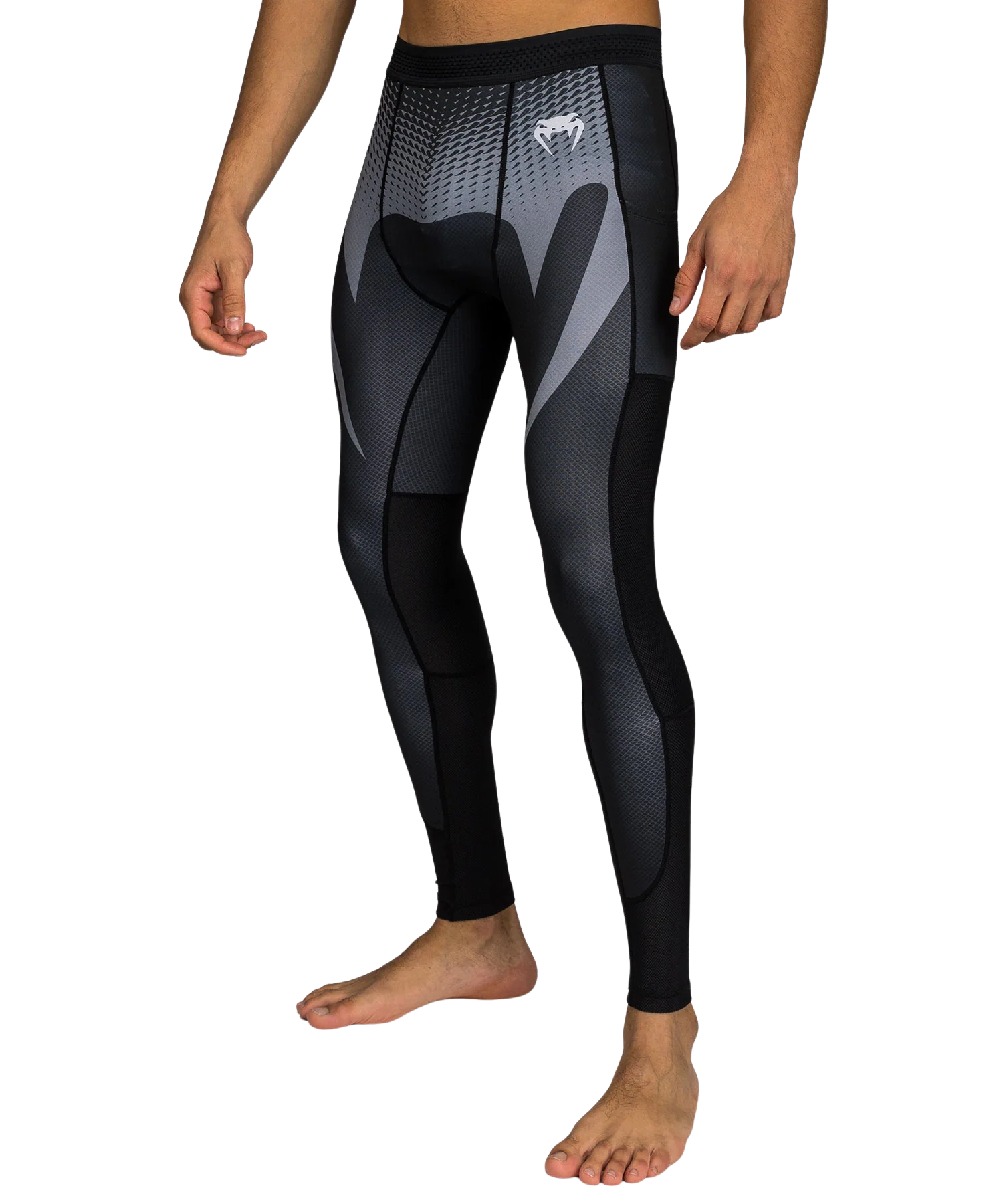 Venum Spats No Gi Zwart/Zilver Grijs