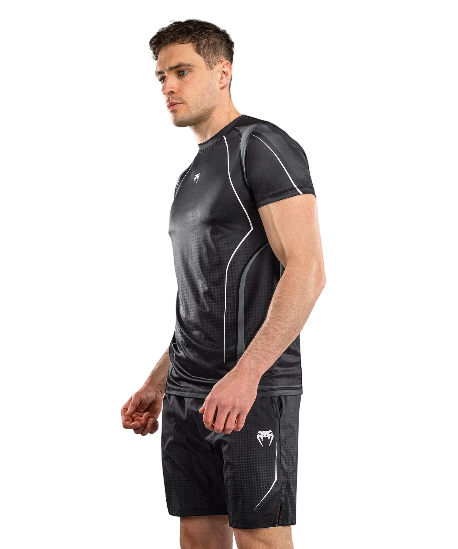 Venum Stealth Dry-Tech T-Shirt Zwart/Wit - Image 3