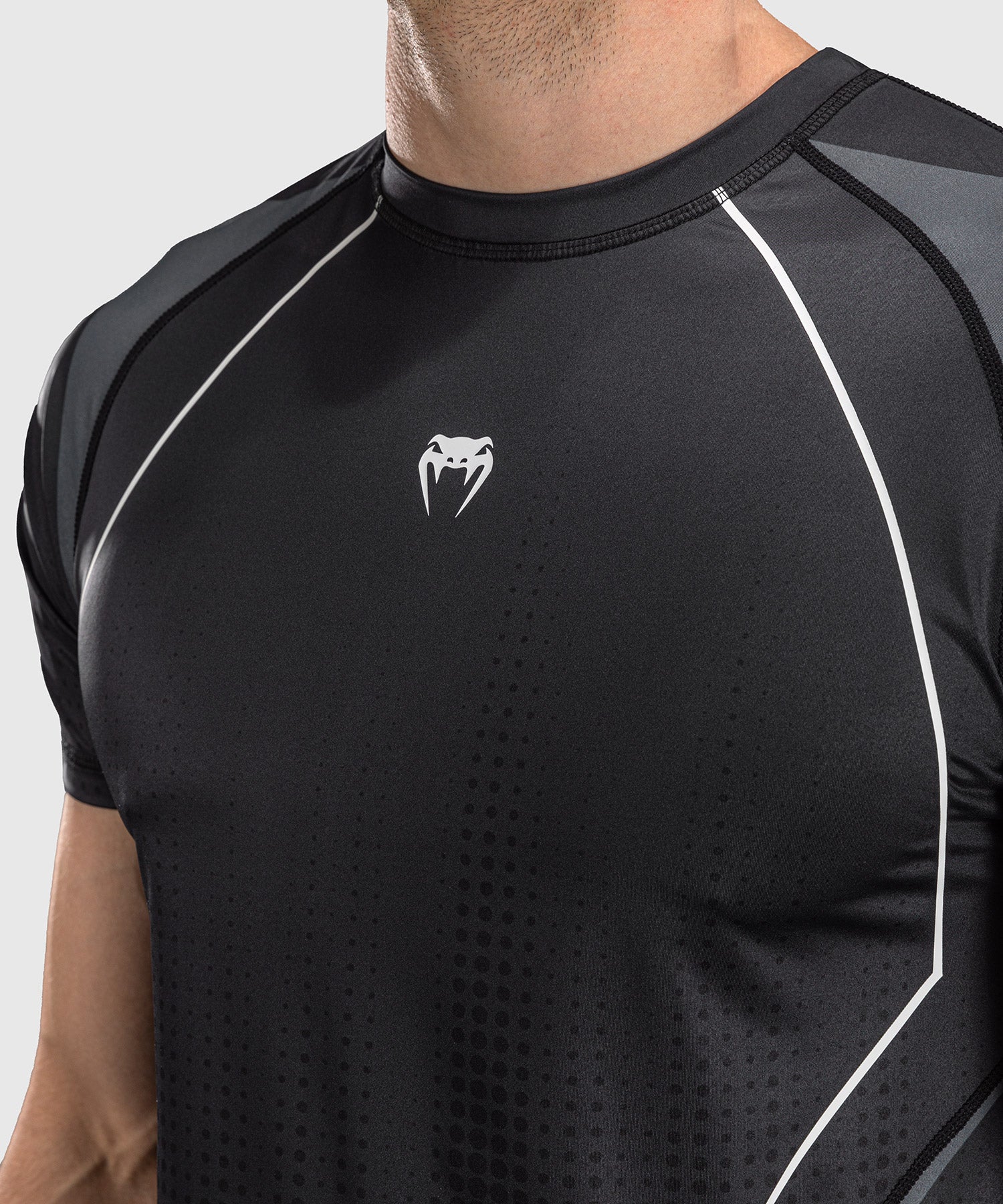 Venum Stealth Dry-Tech T-Shirt Zwart/Wit - Image 5