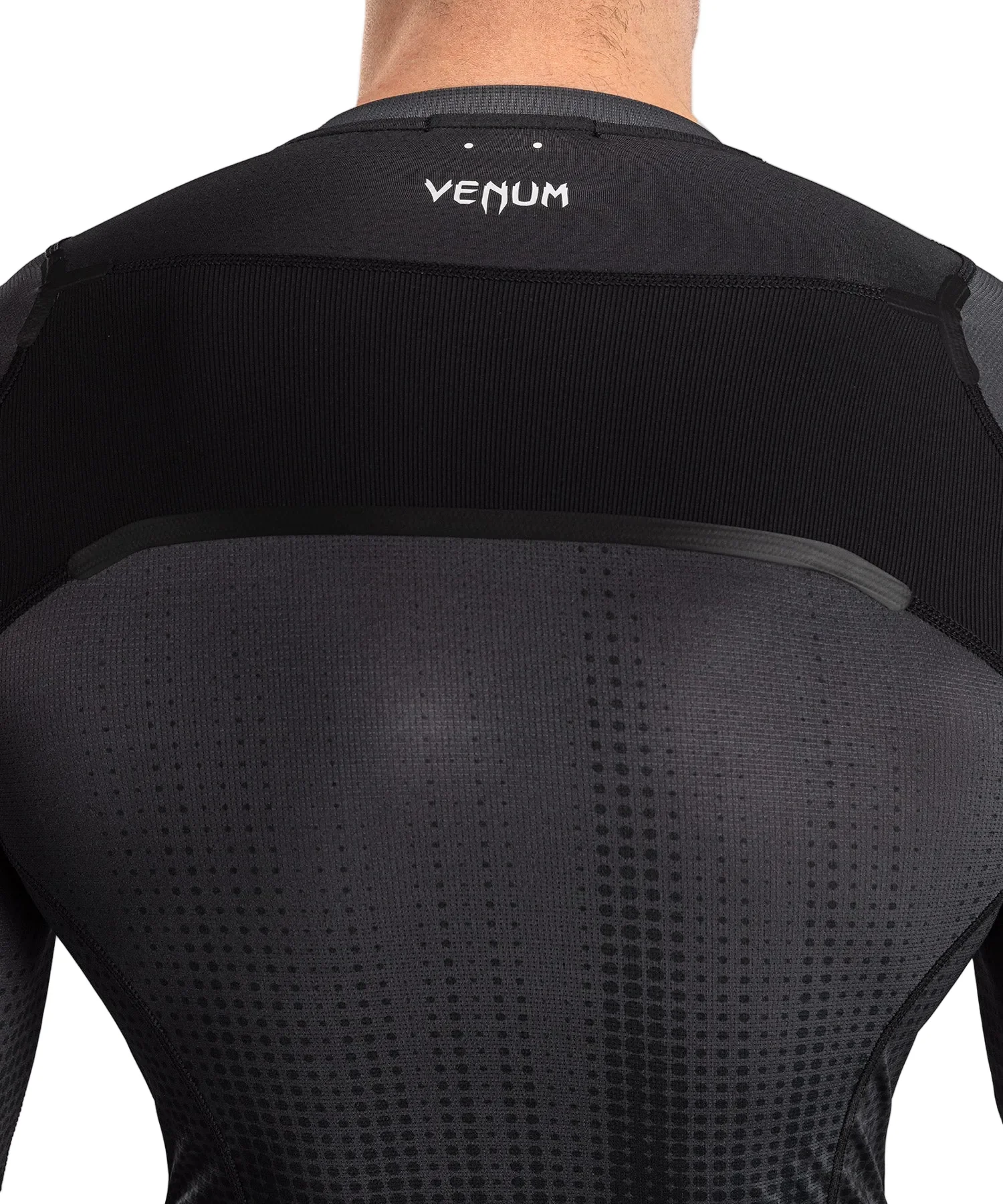 Venum Stealth Rashguard Long Sleeve Zwart/Wit - Image 6