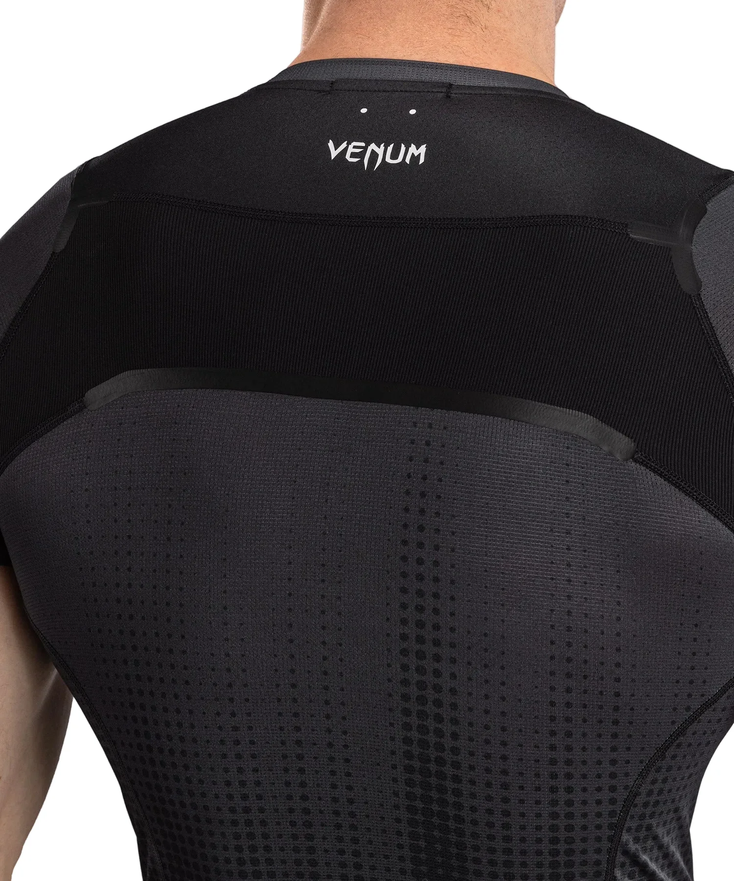 Venum Stealth Rashguard Short Sleeve Zwart/Wit - Image 6