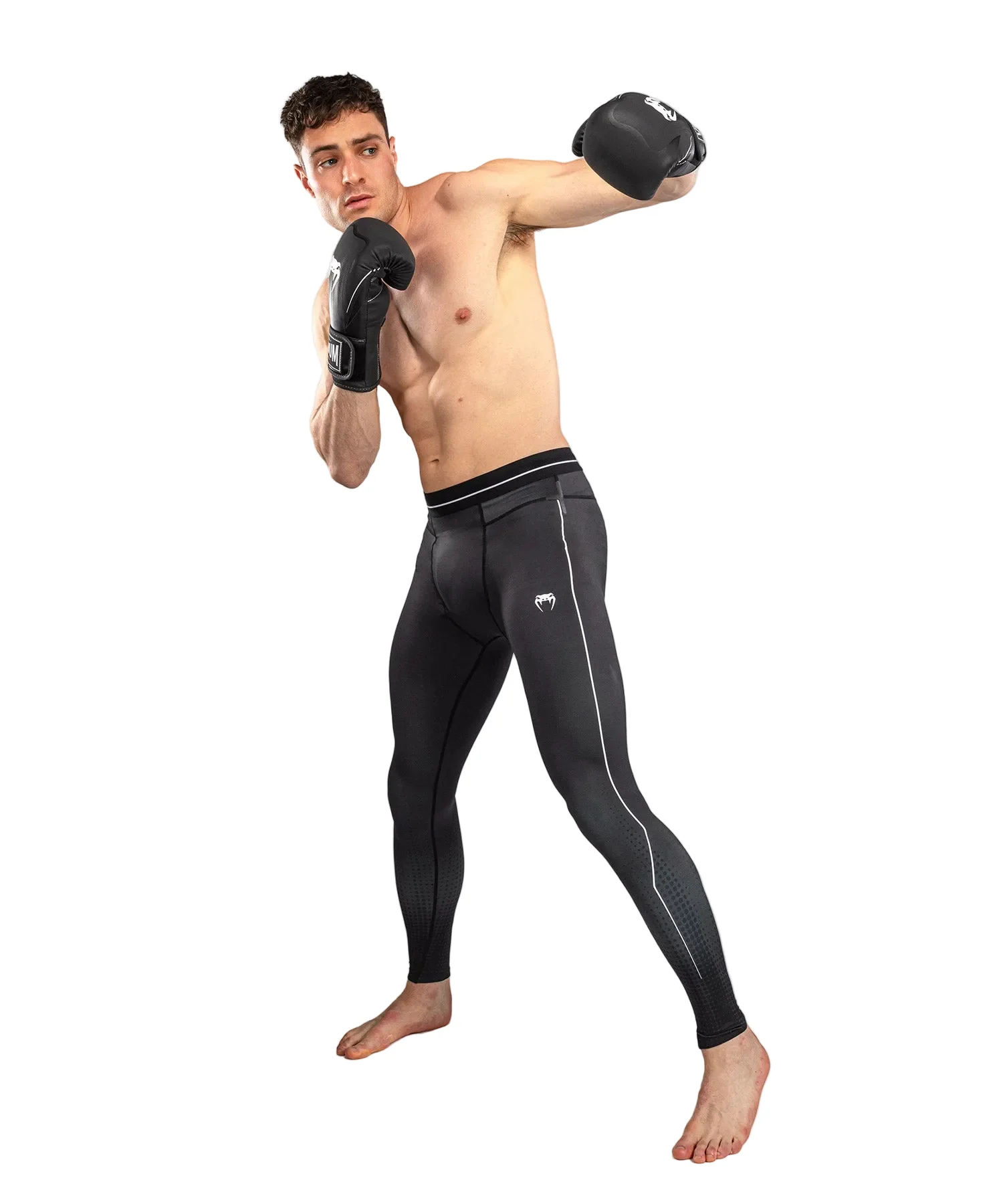 Venum Stealth Spats Zwart/Wit - Image 2