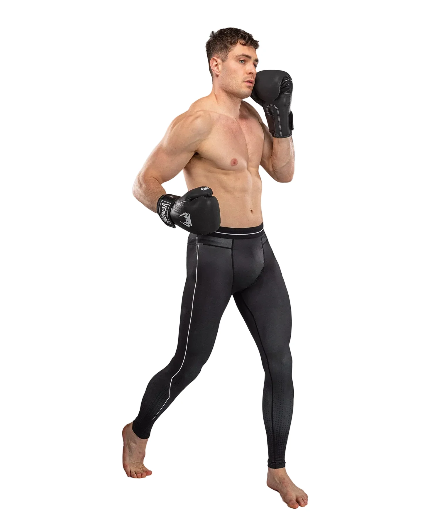 Venum Stealth Spats Zwart/Wit - Image 3