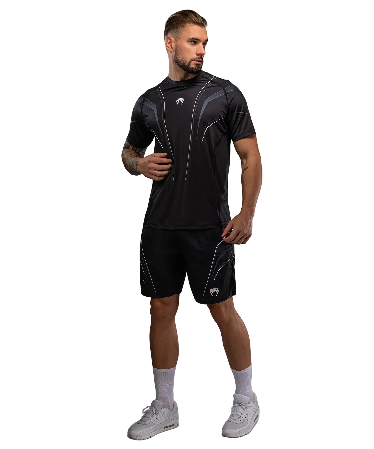 Venum Streamline Dry-Tech T-Shirt Zwart/Wit - Image 2