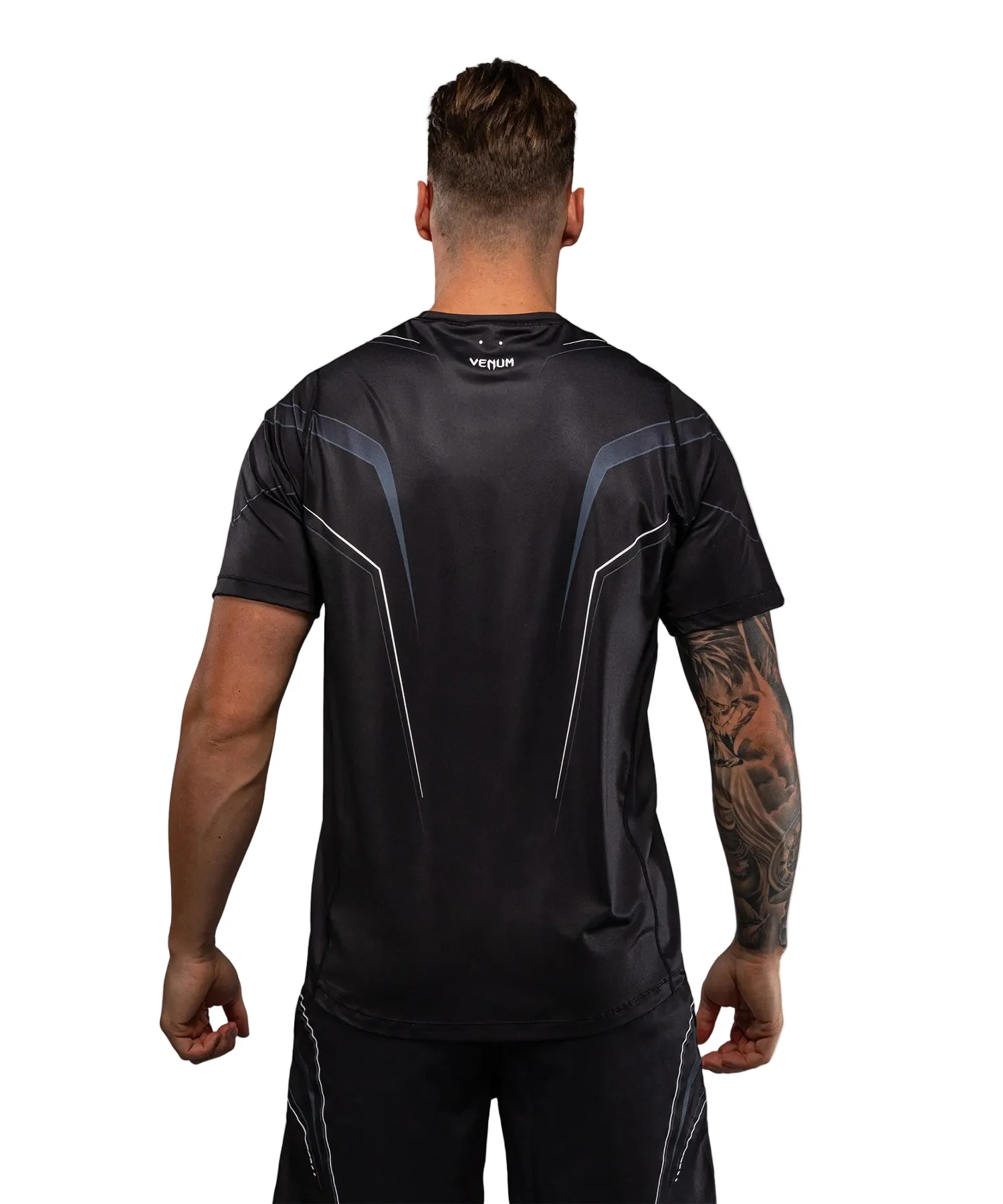 Venum Streamline Dry-Tech T-Shirt Zwart/Wit - Image 3