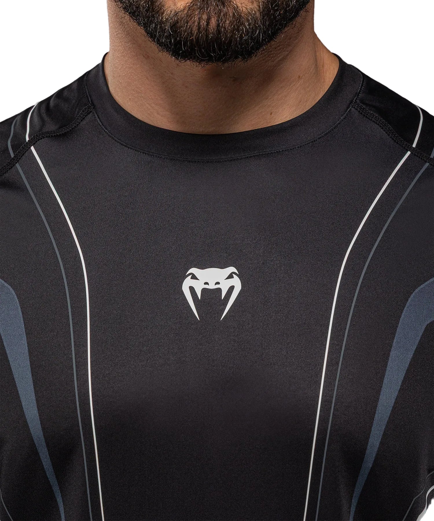 Venum Streamline Dry-Tech T-Shirt Zwart/Wit - Image 4