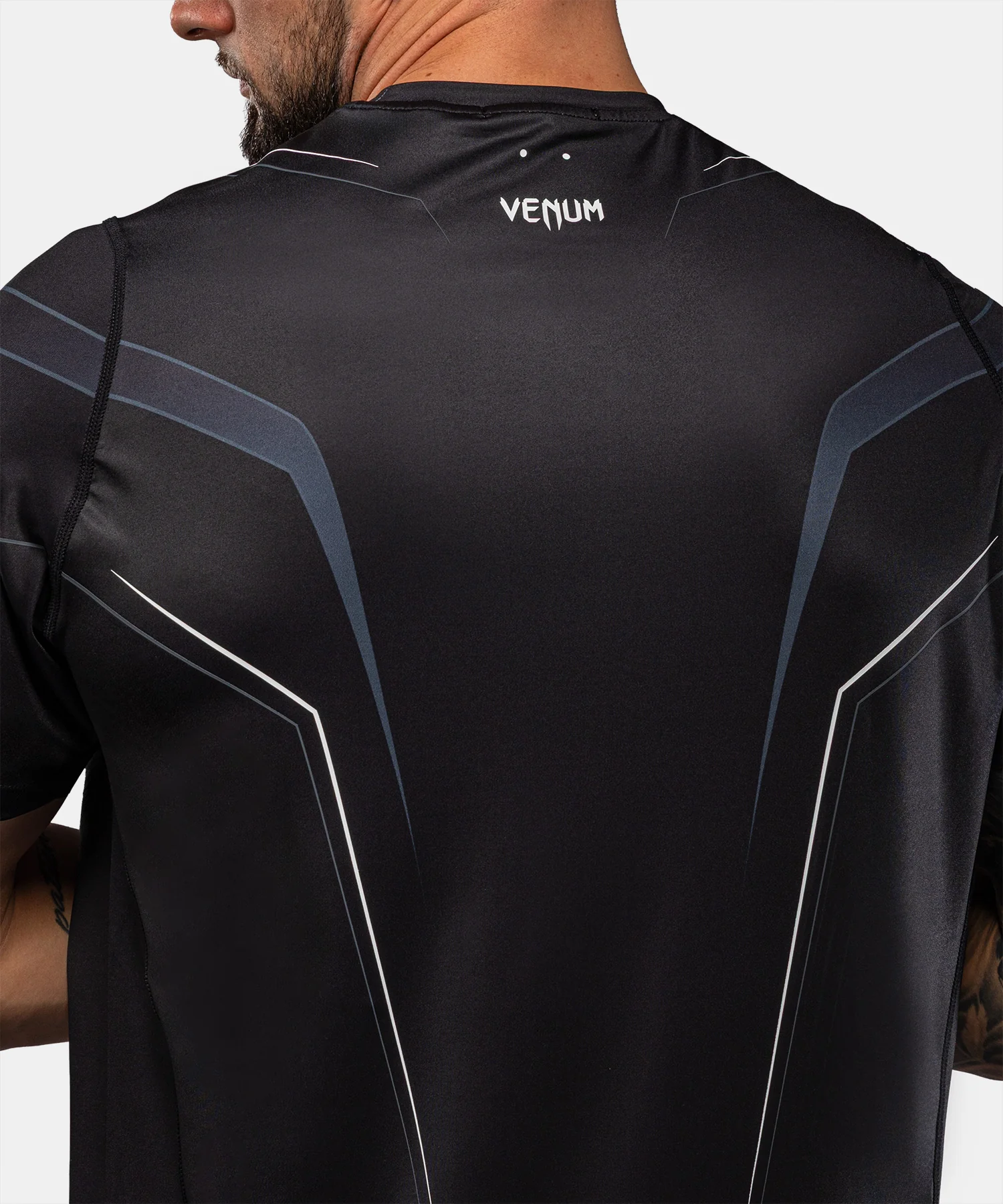 Venum Streamline Dry-Tech T-Shirt Zwart/Wit - Image 5