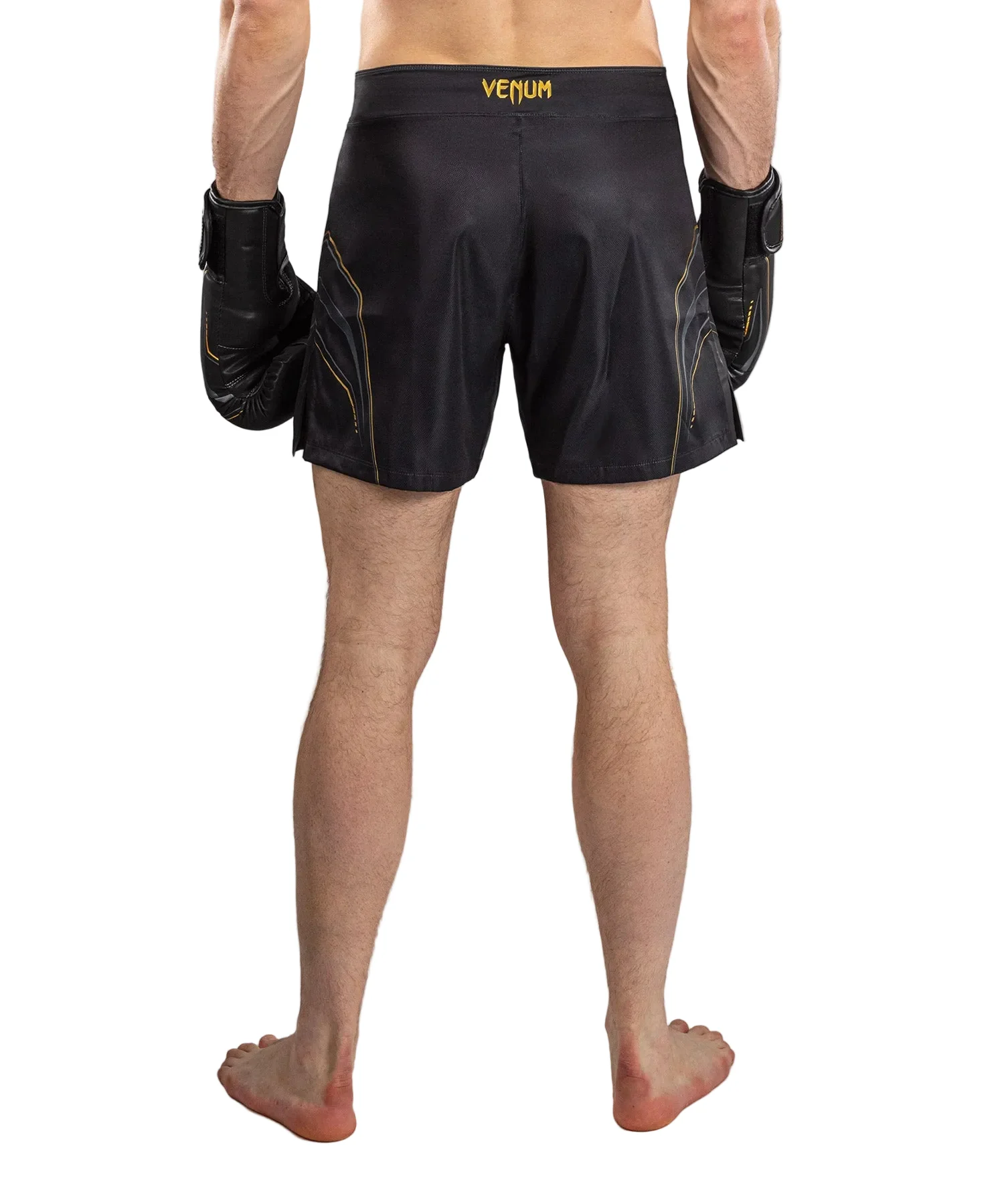 Venum Streamline Fightshort Zwart/Goud - Image 5