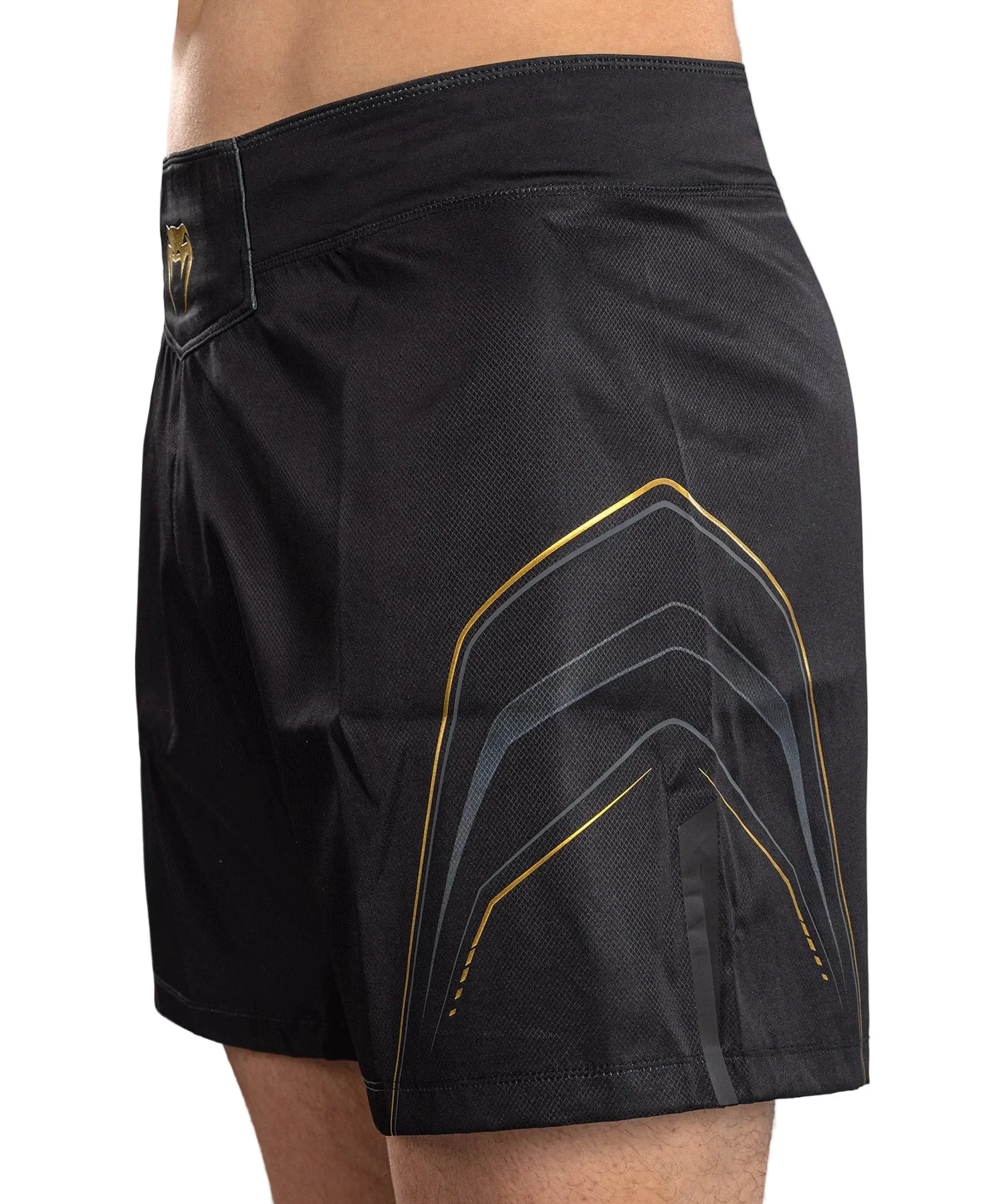 Venum Streamline Fightshort Zwart/Goud - Image 6