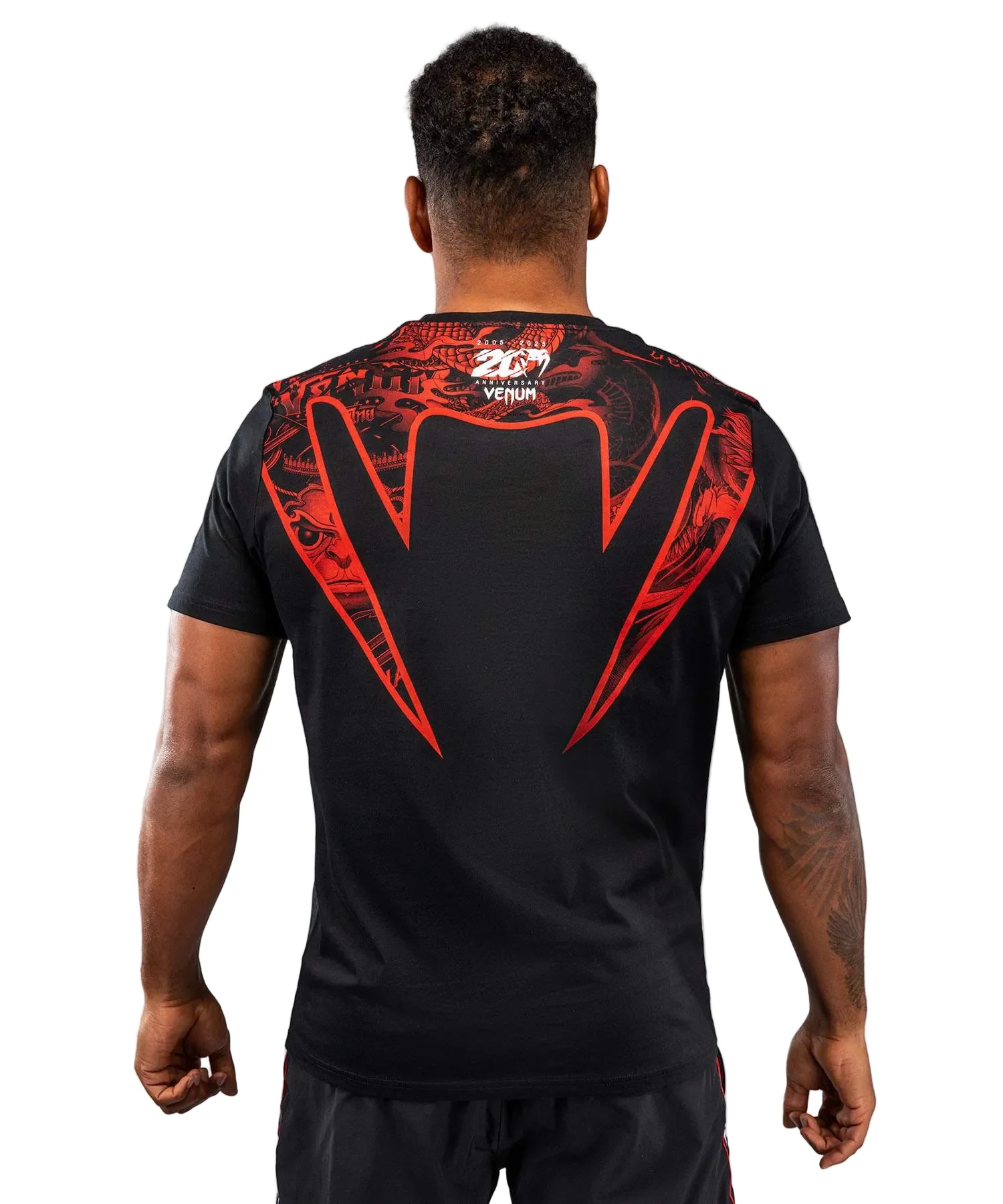 Venum T-shirt 20th Anniversary Zwart/Rood - Image 2