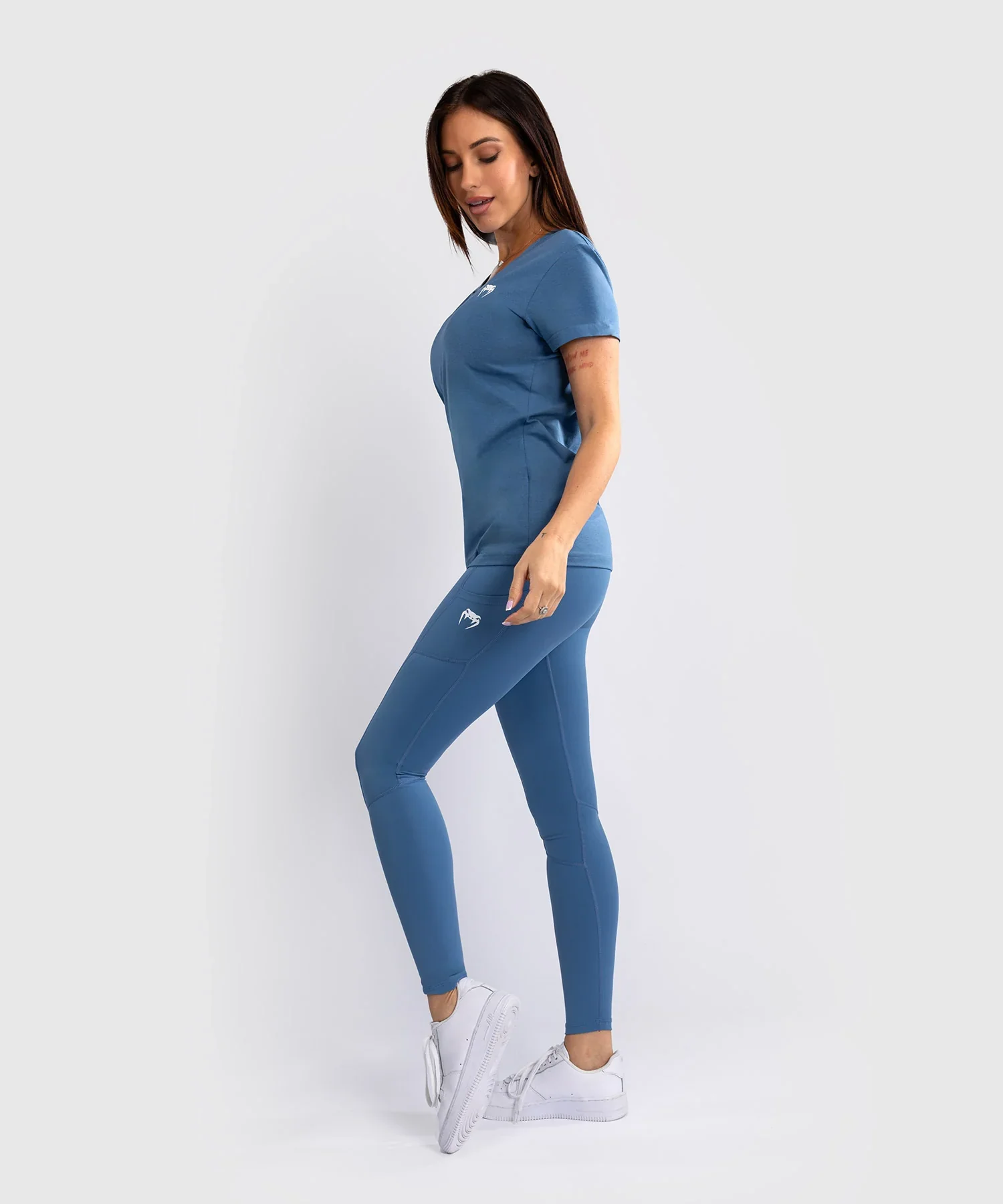 Venum T-shirt Essential Dames Storm Blauw - Image 2