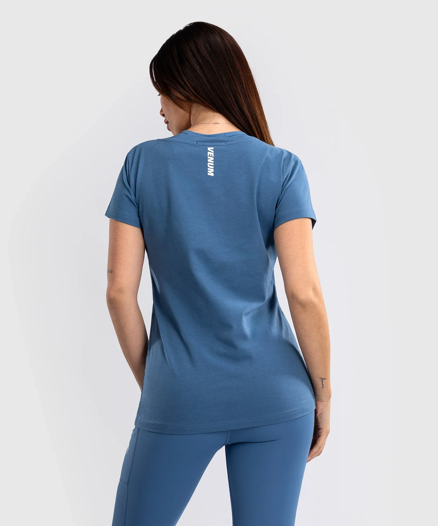 Venum T-shirt Essential Dames Storm Blauw - Image 3