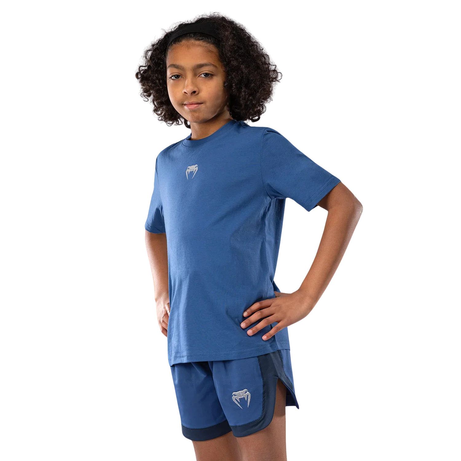 Venum T-Shirt Contender Kids Royal Blue - Image 2