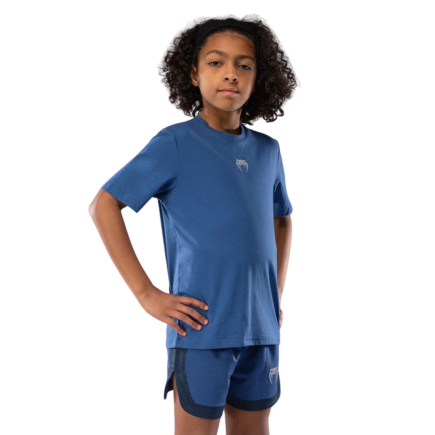 Venum T-Shirt Contender Kids Royal Blue - Image 3
