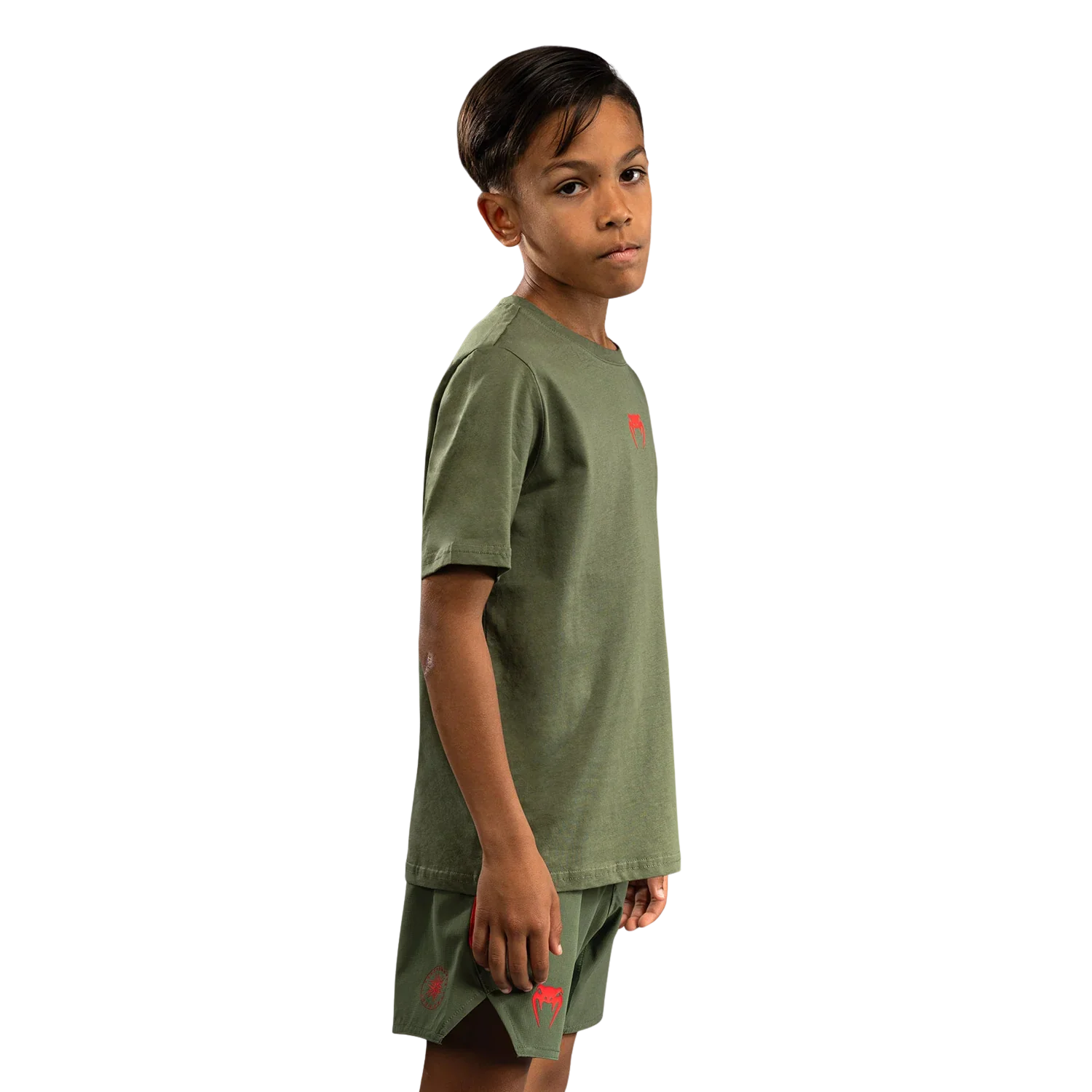Venum T-Shirt Contender Kids Khaki - Image 4