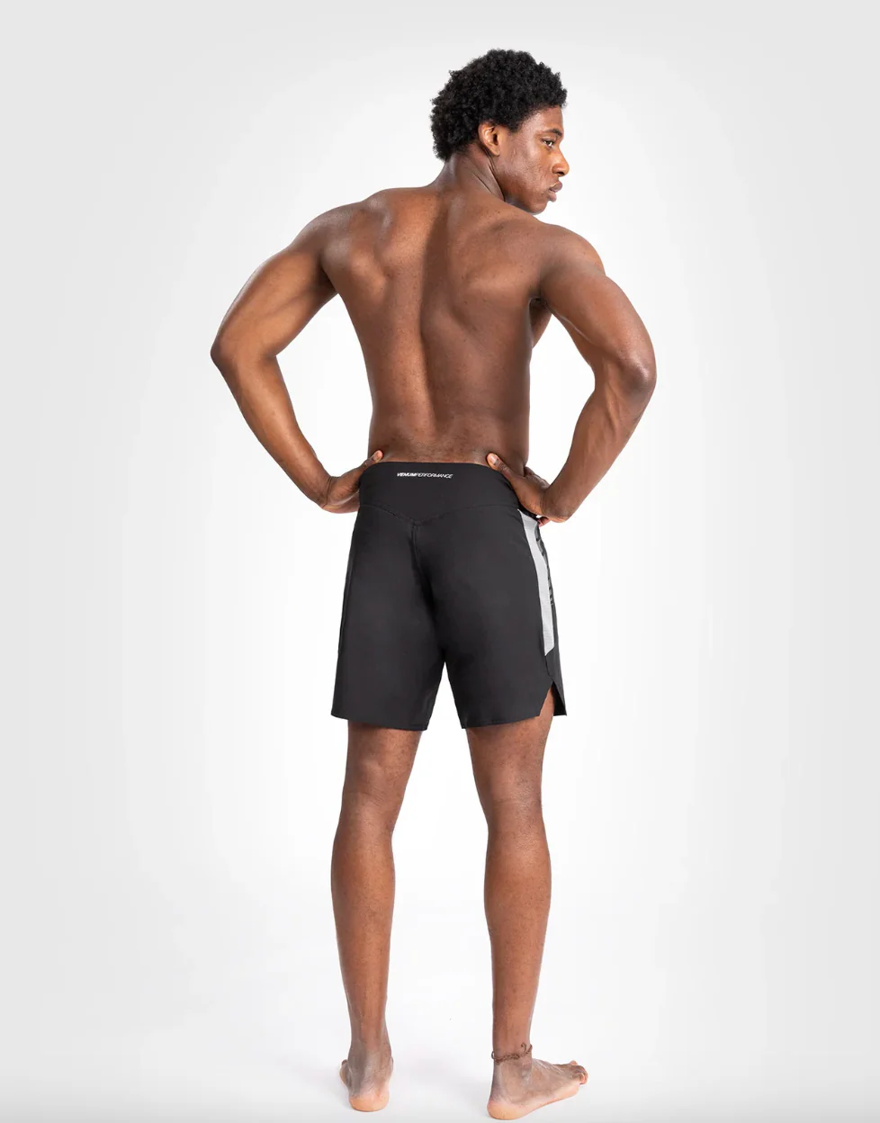 Venum Fightshort Tempest Zwart/Grijs - Image 3
