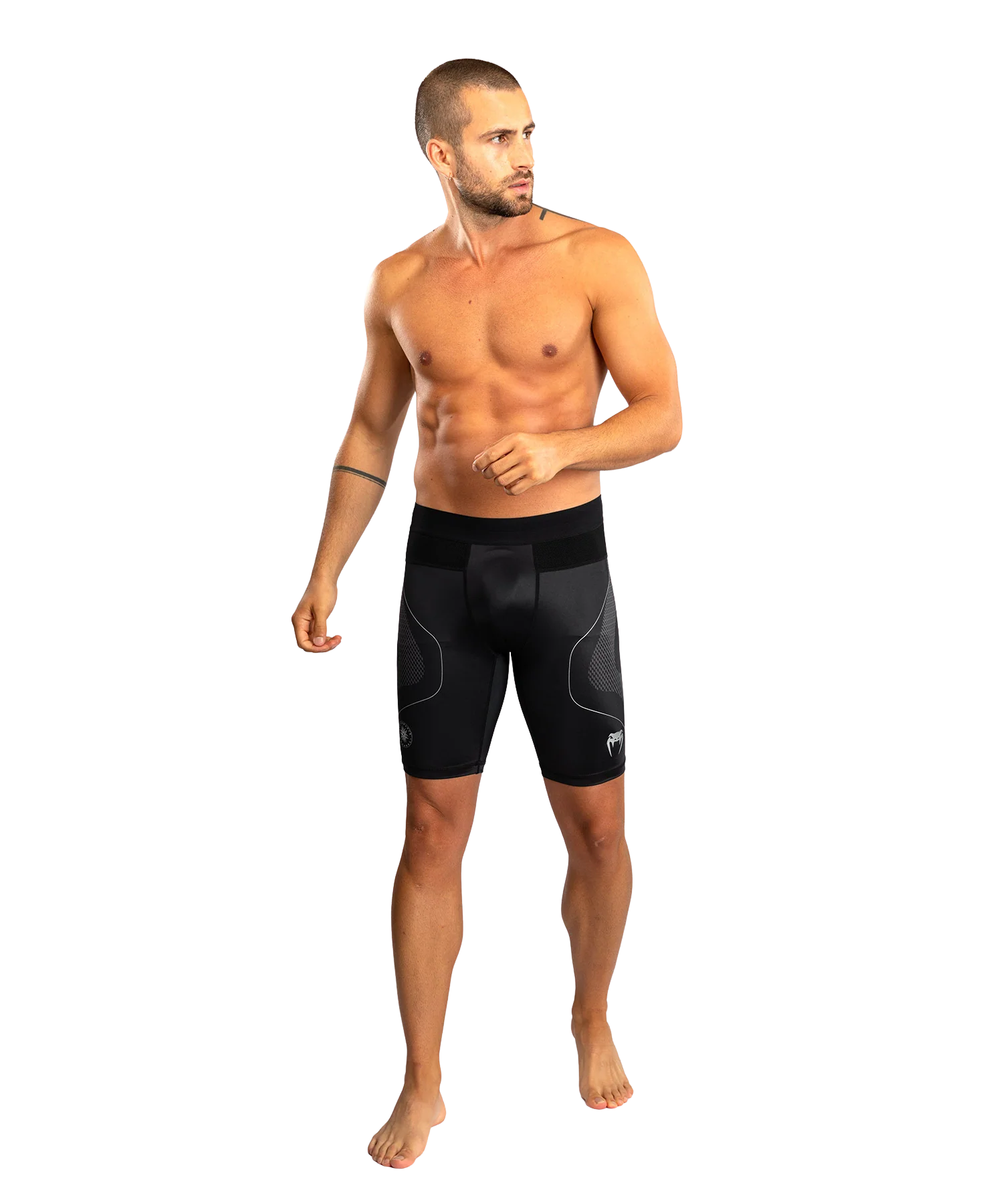 Venum Vale Tudo Short Nexus Zwart/Zilver - Image 3