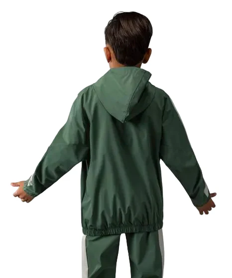Venum Vectra Track Jacket Kids Forest Green/Off White - Image 4