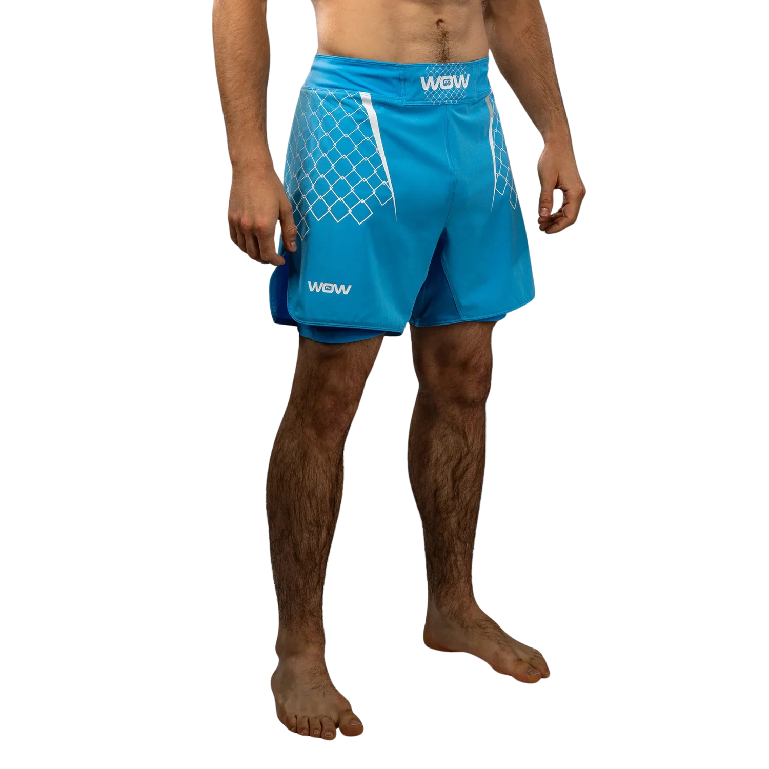 Venum X WOW FC Fightshort Oceaan Blauw - Image 2
