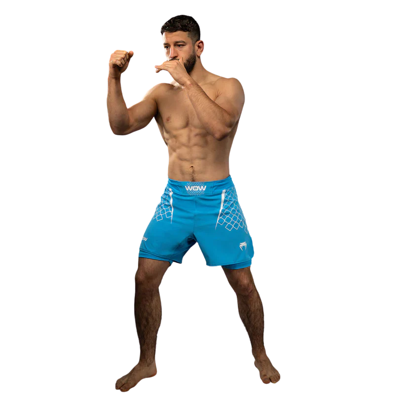 Venum X WOW FC Fightshort Oceaan Blauw - Image 3