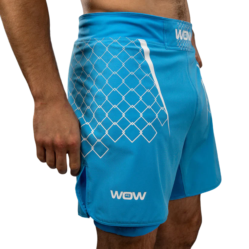 Venum X WOW FC Fightshort Oceaan Blauw - Image 7