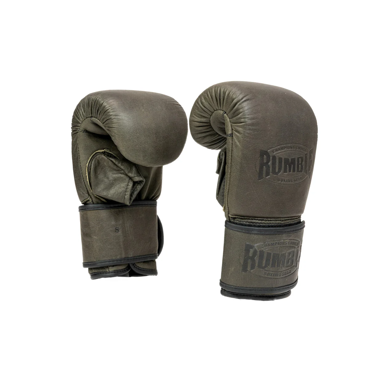 Rumble Zakhandschoenen Leer Retro - Image 3