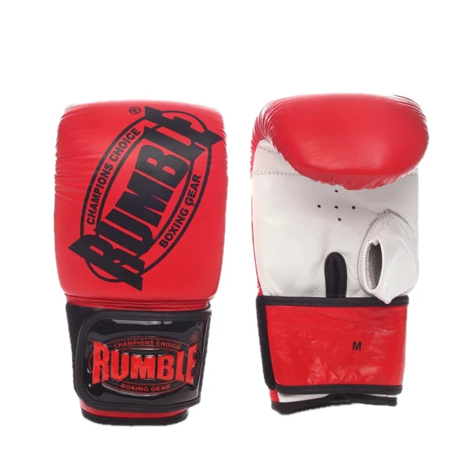Rumble Zakhandschoenen Leer Winner Rood-Wit - Image 2