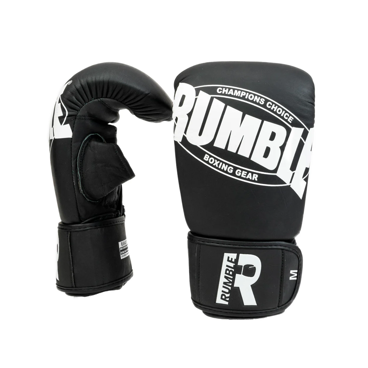 Rumble Zakhandschoenen Ready 2.0 Leer Zwart/Wit - Image 2