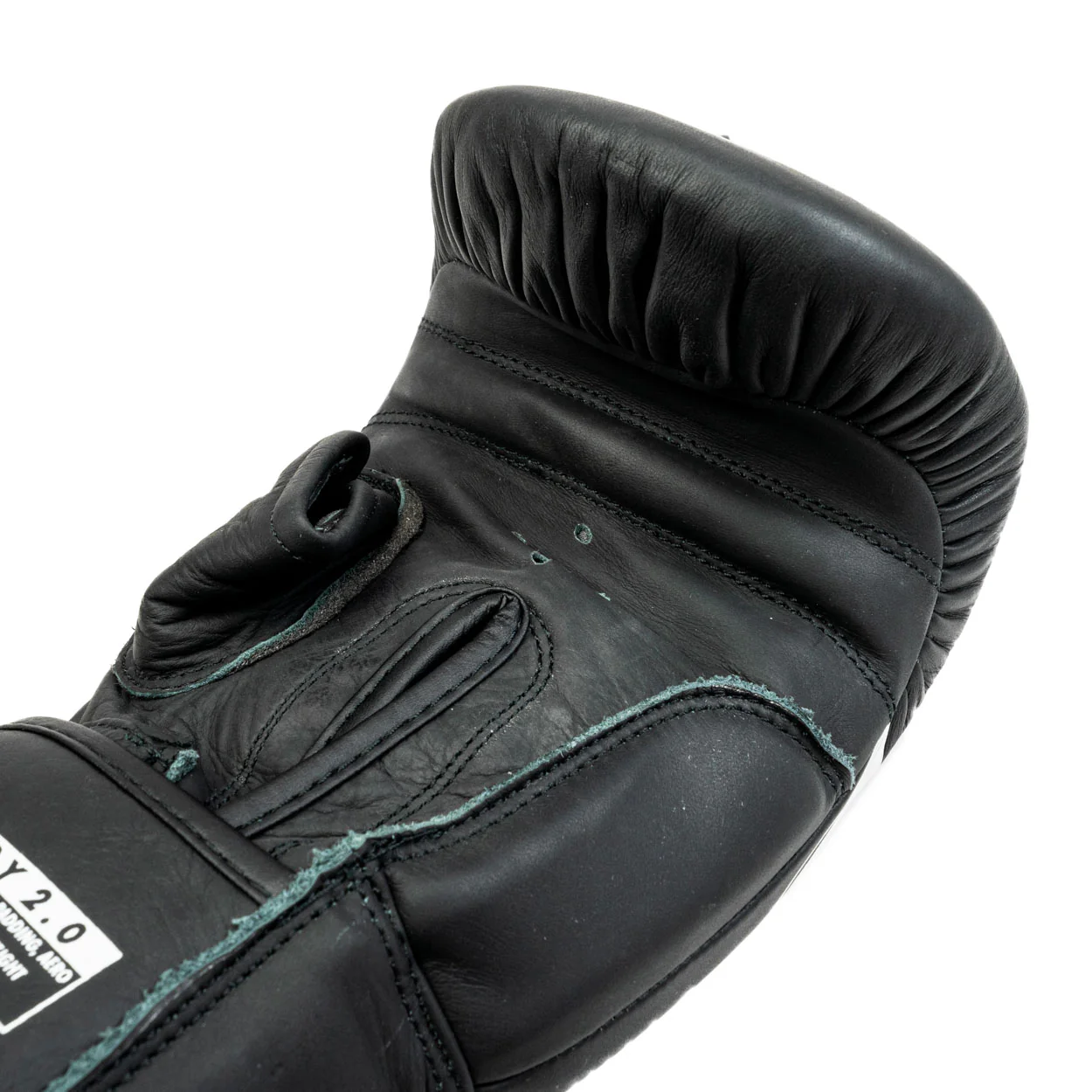 Rumble Zakhandschoenen Ready 2.0 Leer Zwart/Wit - Image 3